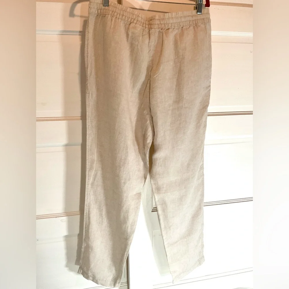 H&M natural linen trousers - Picture 3 of 9